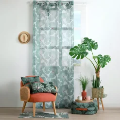 Voilage|STOF Voilage (140 x 260 cm) Parrot Vert émeraude