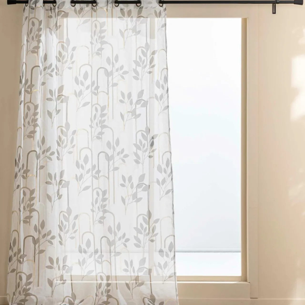 Voilage|douceur d'intu017drieur Voilage (140 x 280 cm) Roseris Gris