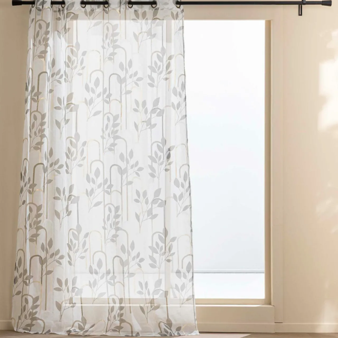 Voilage|douceur d'intu017drieur Voilage (140 x 240 cm) Roseris Gris