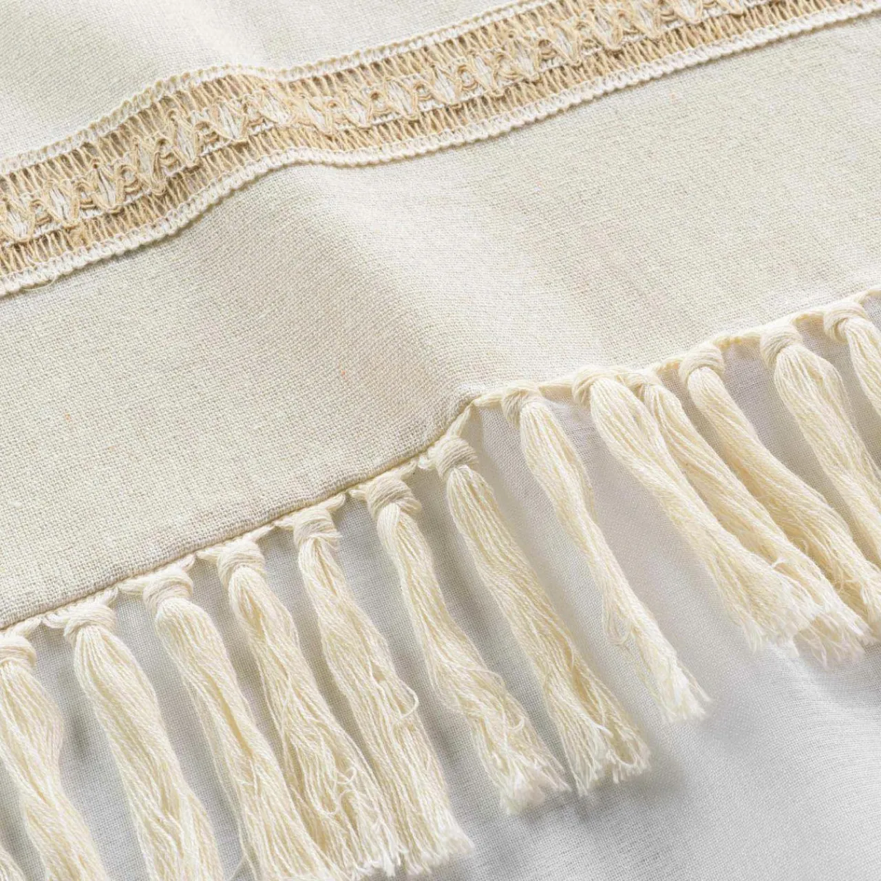 Voilage|DOUCEUR D'INTERIEUR Voilage coton (140 x 240 cm) Janara Beige