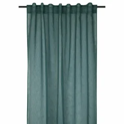 Voilage|LOVELY CASA Voilage galon fronceur (140 x 260 cm) Derby Vert sapin