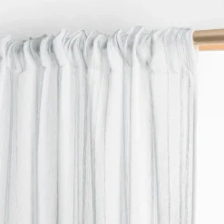 Voilage|EMINZA Voilage galon fronceur (280 x 240 cm) Théo Blanc