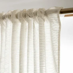 Voilage|EMINZA Voilage galon fronceur (280 x 240 cm) Maël Beige