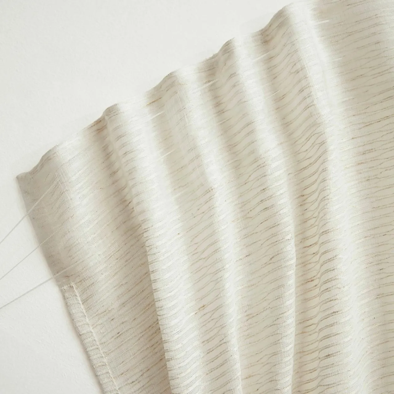 Voilage|EMINZA Voilage galon fronceur (280 x 240 cm) Maël Beige