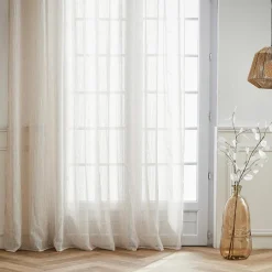 Voilage|EMINZA Voilage galon fronceur (280 x 240 cm) Arthur Beige