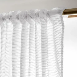 Voilage|EMINZA Voilage galon fronceur (280 x 240 cm) Maël Blanc