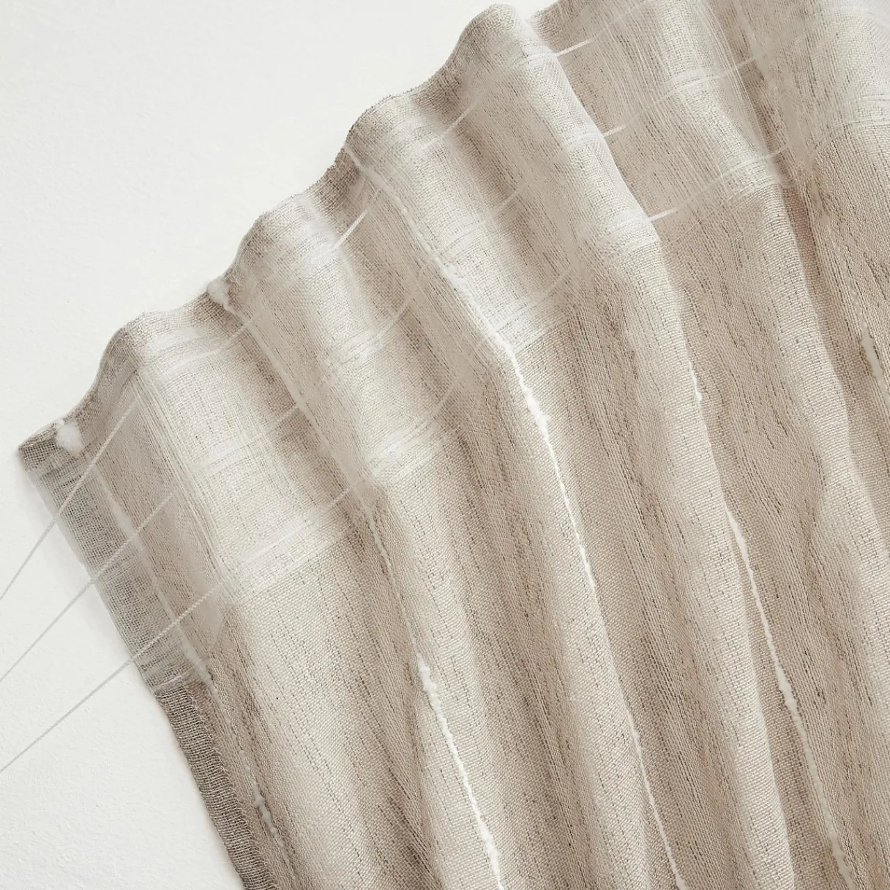 Voilage|EMINZA Voilage galon fronceur pompons (280 x 240 cm) Axel Beige