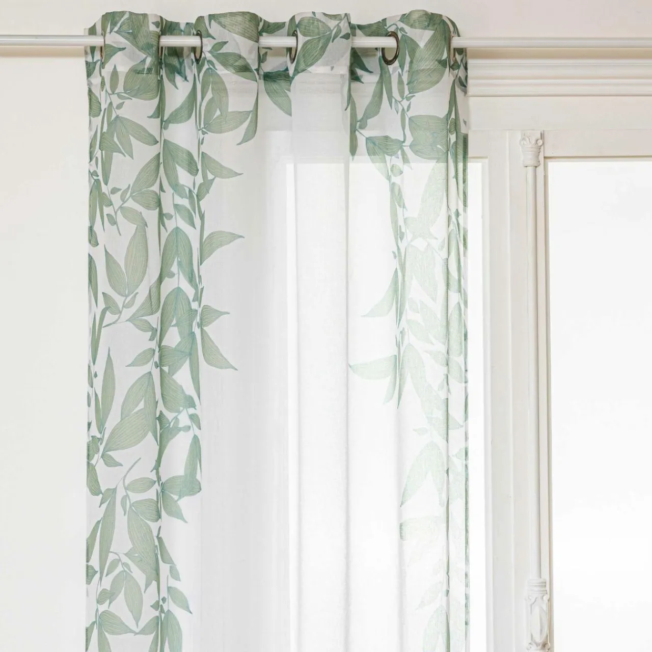 Voilage|ATMOSPHERA Voilage œillets (140 x 240 cm) Ark Vert