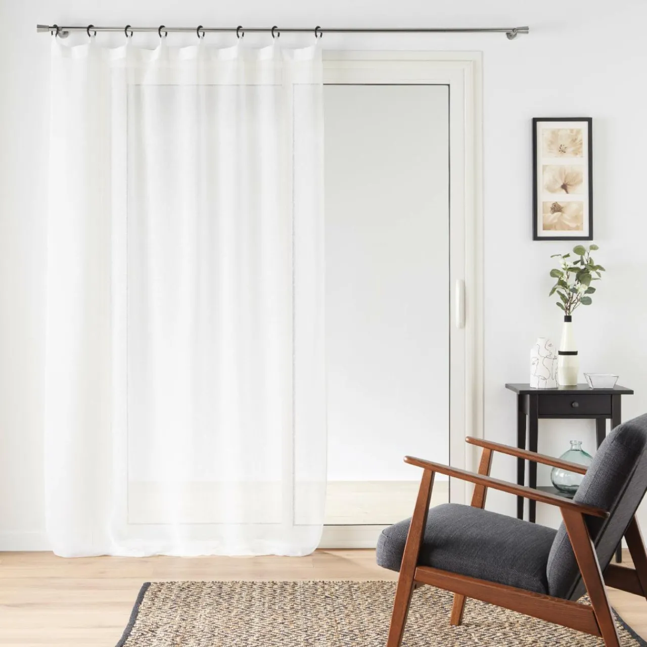 Voilage|douceur d'intu017drieur Voilage œillets (140 x 240 cm) Davina Blanc