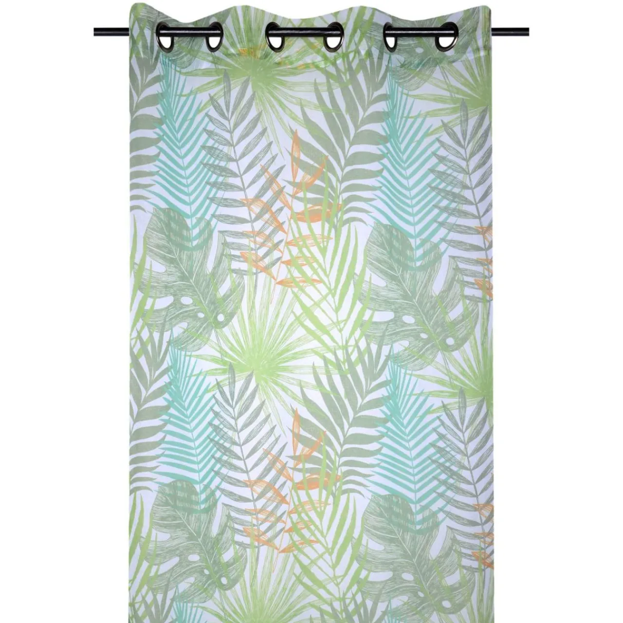 Voilage|LOVELY CASA Voilage œillets (140 x 260 cm) Exolu Vert