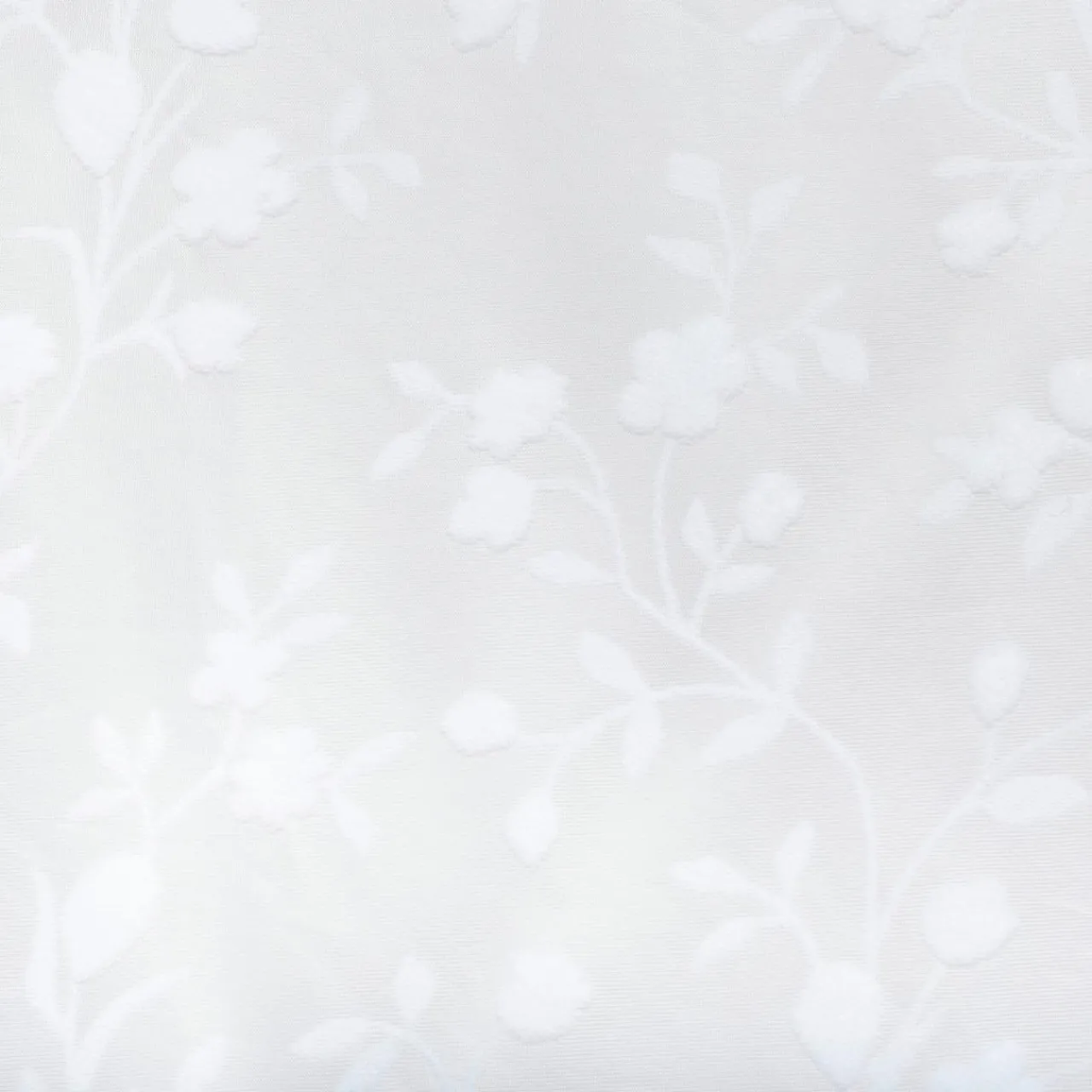 Voilage|Atmosphera, cru017dateur d'intu017drieur Voilage œillets (140 x 240 cm) Flore Blanc