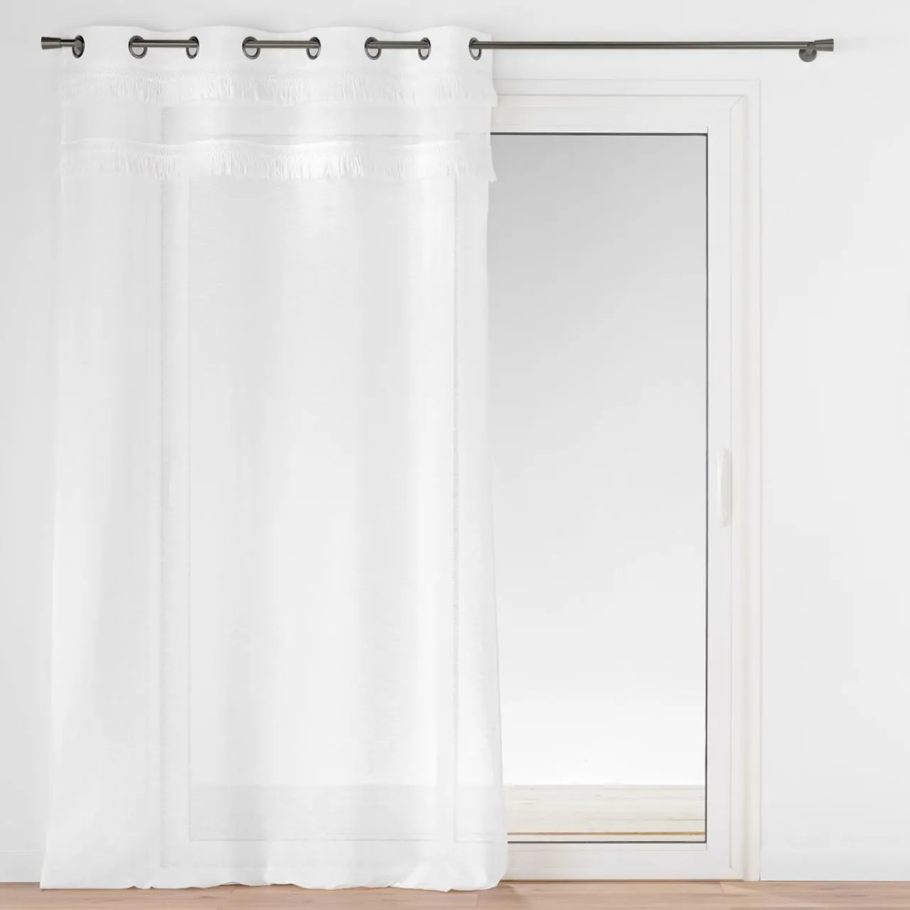 Voilage|douceur d'intu017drieur Voilage œillets (140 x 240 cm) Frangina Blanc