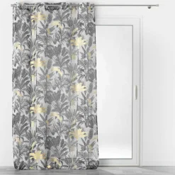 Voilage|DOUCEUR D'INTERIEUR Voilage œillets (140 x 240 cm) Karaba Noir