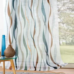 Voilage|DOUCEUR D'INTERIEUR Voilage œillets (140 x 240 cm) Lisana Multicolore