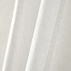 Voilage|EMINZA Voilage œillets (180 x 240 cm) Léontine Blanc