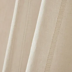 Voilage|EMINZA Voilage œillets (140 x 280 cm) Léontine Beige