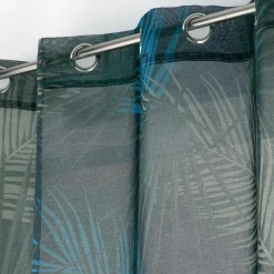 Voilage|DOUCEUR D'INTERIEUR Voilage œillets (140 x 240 cm) Malyssa Bleu