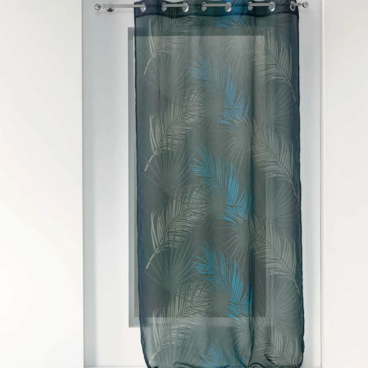 Voilage|DOUCEUR D'INTERIEUR Voilage œillets (140 x 240 cm) Malyssa Bleu