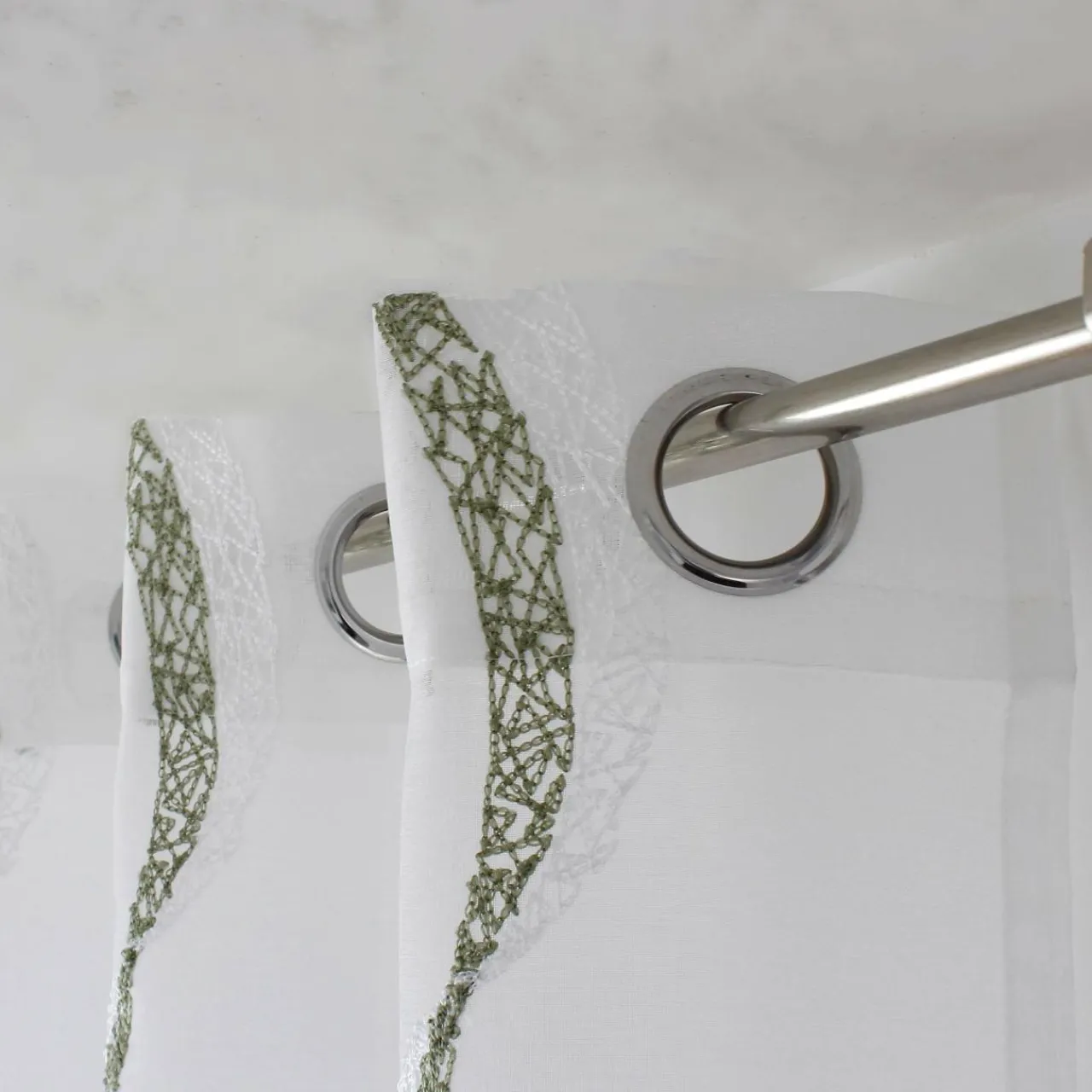 Voilage|ENJOY HOME Voilage œillets (140 x 240 cm) Matisse Vert olive