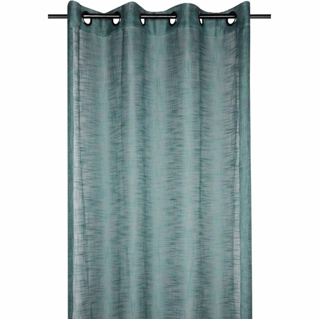 Voilage|LOVELY CASA Voilage œillets (135 x 260 cm) Ontario Vert canard