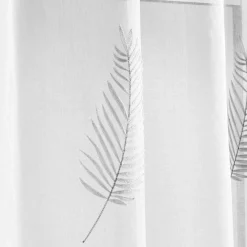 Voilage|DOUCEUR D'INTERIEUR Voilage œillets (140 x 240 cm) Palmeor Argent