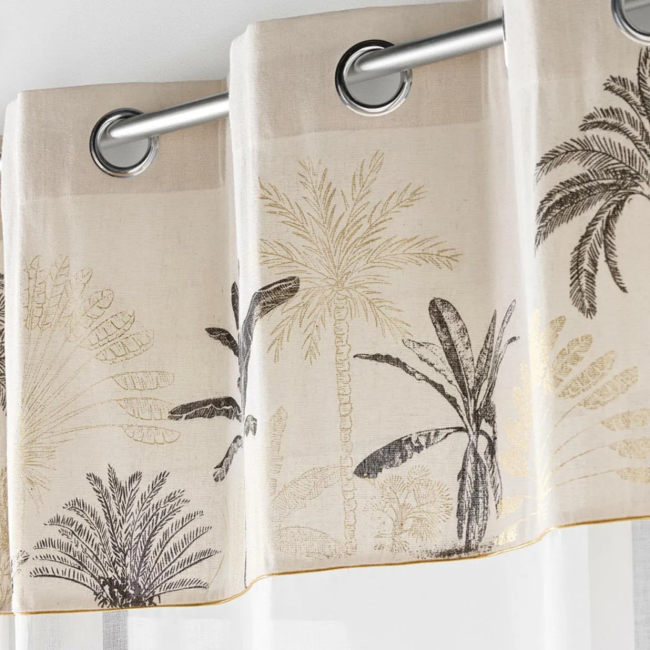 Voilage|douceur d'intu017drieur Voilage œillets (140 x 240 cm) Papaya Ecru