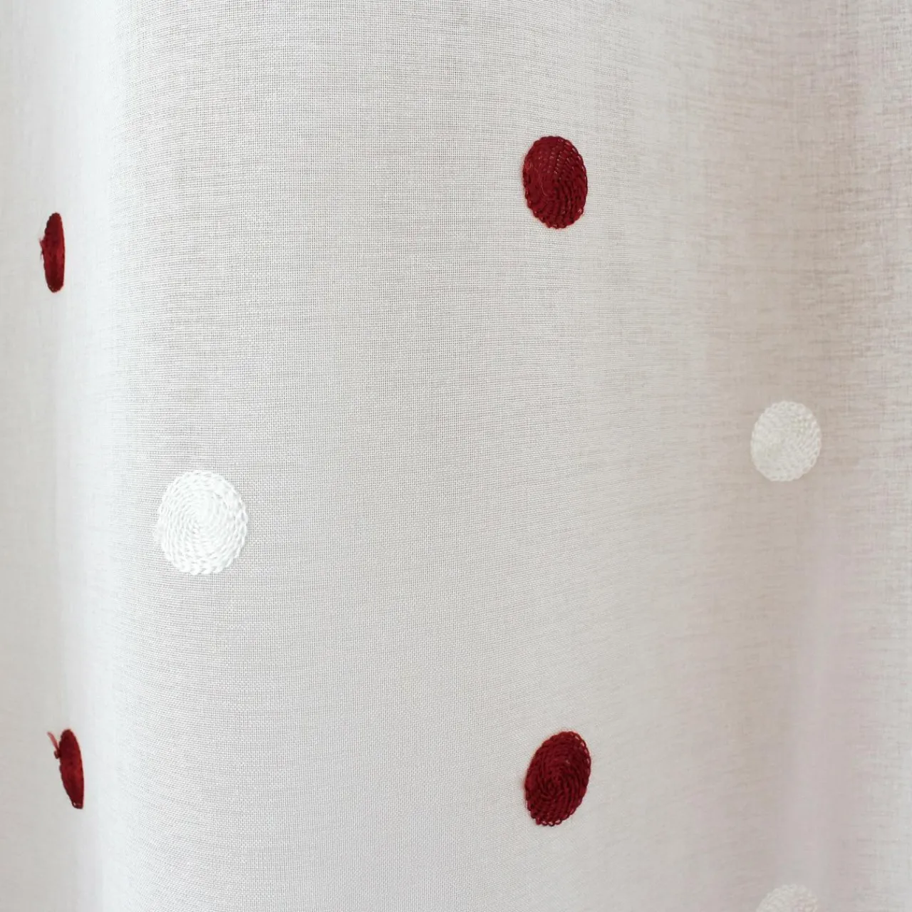 Voilage|ENJOY HOME Voilage œillets (140 x 240 cm) Pointia Bordeaux