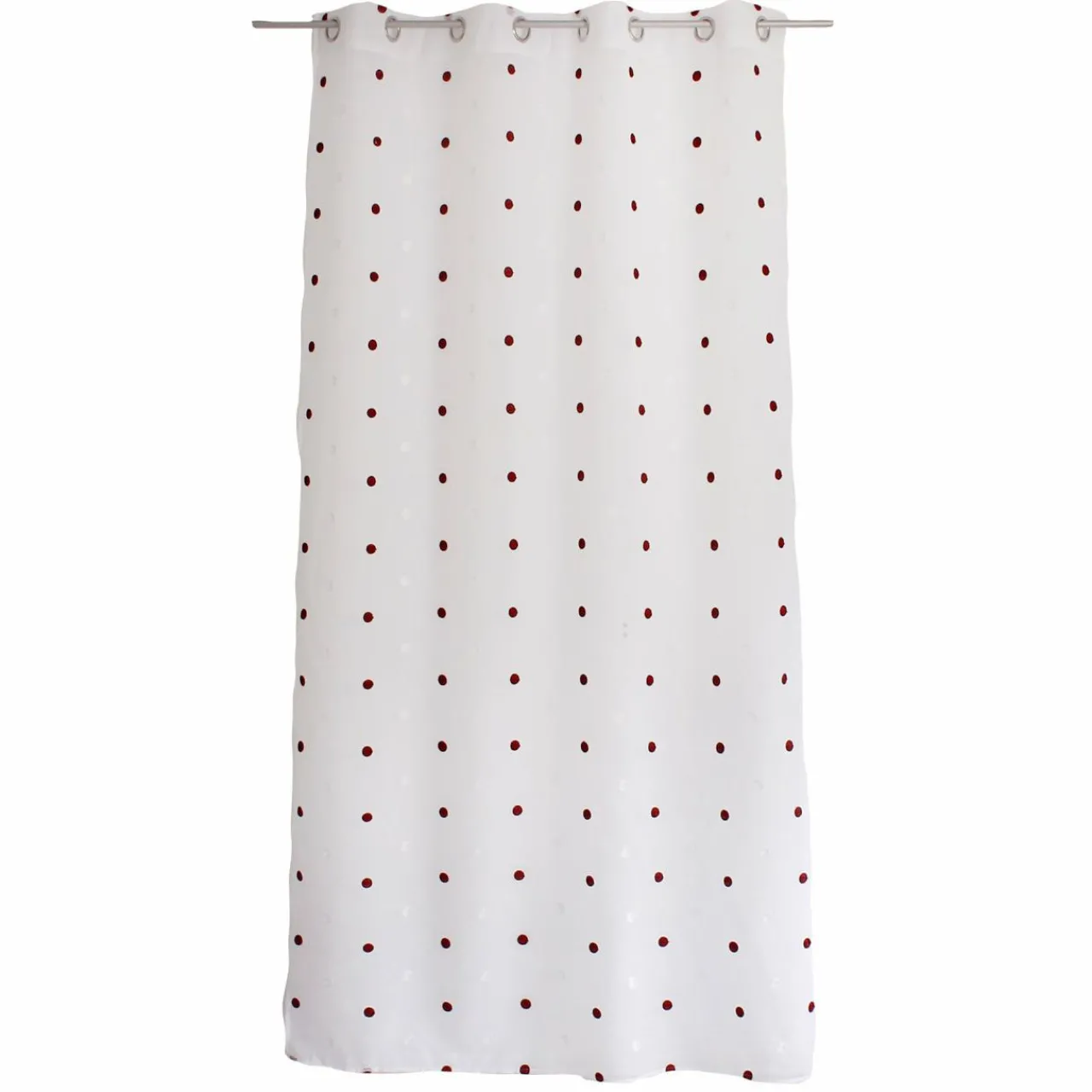 Voilage|ENJOY HOME Voilage œillets (140 x 240 cm) Pointia Bordeaux