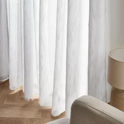 Voilage|EMINZA Voilage œillets (280 x 240 cm) Raphaël Blanc