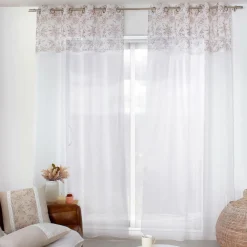 Voilage|ENJOY HOME Voilage œillets (140 x 240 cm) Rosa Marron