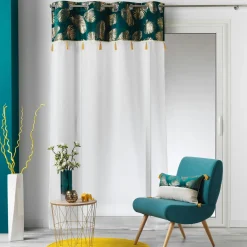 Voilage|DOUCEUR D'INTERIEUR Voilage œillets (140 x 240 cm) Sabaly Or