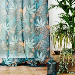 Voilage|DOUCEUR D'INTERIEUR Voilage œillets (140 x 240 cm) Tilda Vert