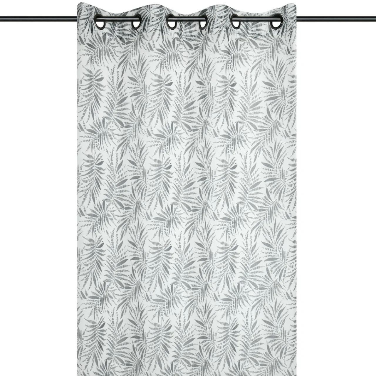 Voilage|STOF Voilage œillets (140 x 260 cm) Ziana Noir