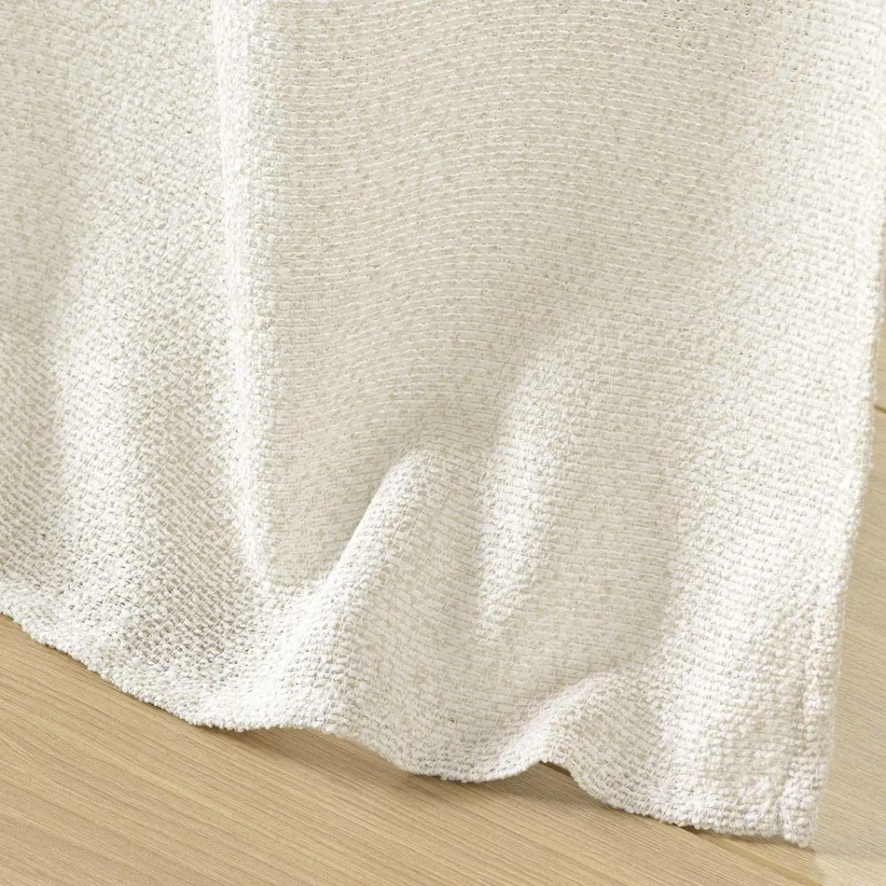 Voilage|douceur d'intu017drieur Voilage œillets effet lainage (140 x 240 cm) Loulaine Beige