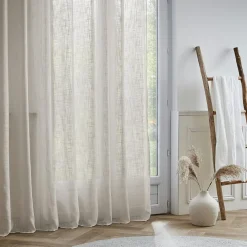 Voilage|EMINZA Voilage œillets effet lin (280 x 240 cm) Robin Beige