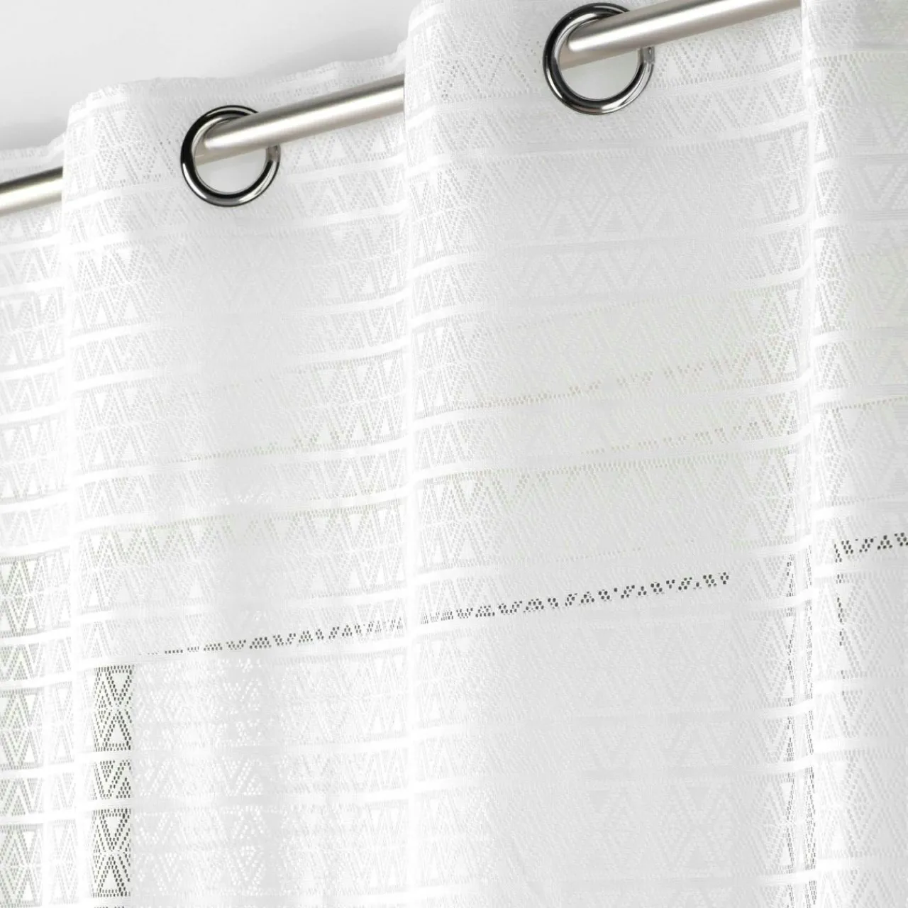 Voilage|DOUCEUR D'INTERIEUR Voilage maille (140 x 280 cm) Naomie Blanc