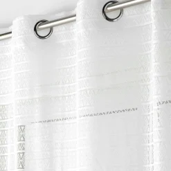 Voilage|DOUCEUR D'INTERIEUR Voilage maille (140 x 240 cm) Naomie Blanc