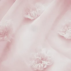 Voilage|EMINZA Voilage oeillets pompons (180 x 240 cm) Suzie Rose