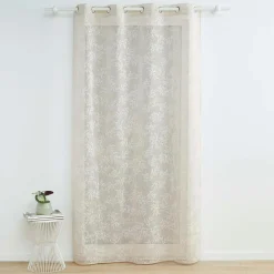Voilage|DOUCEUR D'INTERIEUR Voilage tissé (140 x 280 cm) Karla Taupe